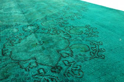Carpetido Design Vintage Rug Turquoise Green in 300x170 (8 / 9)