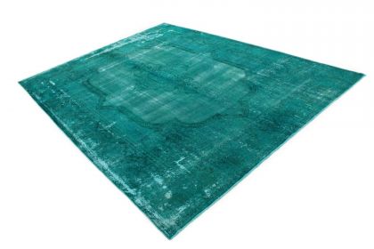 Carpetido Design Vintage-Teppich Türkis Grün in 410x320 (2 / 12)