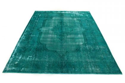 Carpetido Design Vintage-Teppich Türkis Grün in 410x320 (3 / 12)
