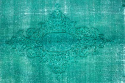 Carpetido Design Vintage-Teppich Türkis Grün in 410x320 (12 / 12)