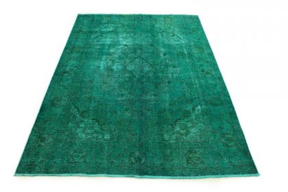 Carpetido Design Vintage Rug Turquoise Green in 290x200
