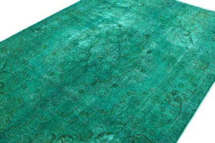 Carpetido Design Vintage-Teppich Türkis Grün in 290x200 (4 / 9)