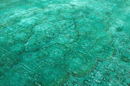 Carpetido Design Vintage-Teppich Türkis Grün in 290x200 (8 / 9)