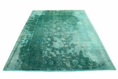Carpetido Design Vintage-Teppich Türkis Grün in 380x290