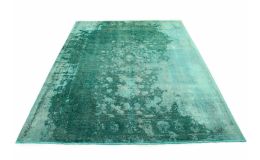 Carpetido Design Vintage-Teppich Türkis Grün in 380x290