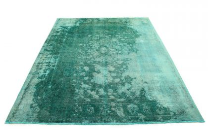 Carpetido Design Vintage-Teppich Türkis Grün in 380x290