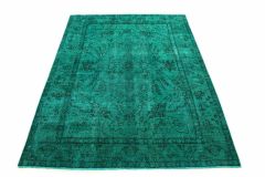 Carpetido Design Vintage Rug Turquoise Green in 290x210