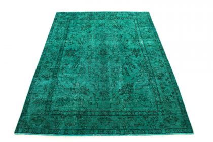 Carpetido Design Vintage-Teppich Türkis Grün in 290x210