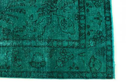 Carpetido Design Vintage Rug Turquoise Green in 290x210 (9 / 9)