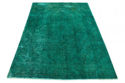 Carpetido Design Vintage Rug Turquoise Green in 300x200