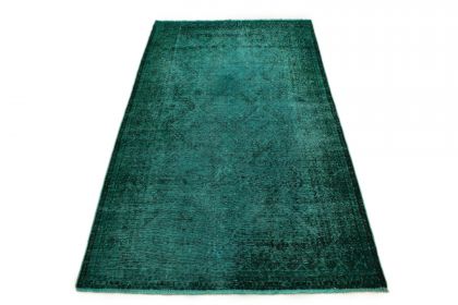 Carpetido Design Vintage-Teppich Türkis Grün in 300x160