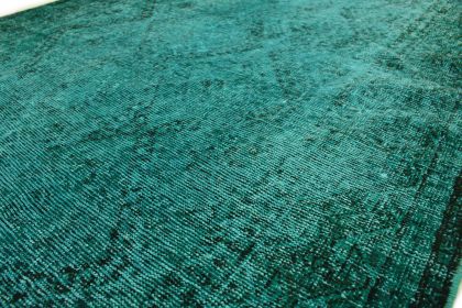 Carpetido Design Vintage Rug Turquoise Green in 300x160 (6 / 7)