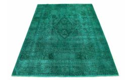 Carpetido Design Vintage Rug Turquoise Green in 290x190