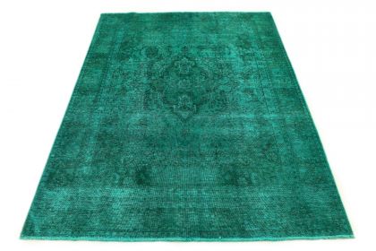 Carpetido Design Vintage Rug Turquoise Green in 290x190