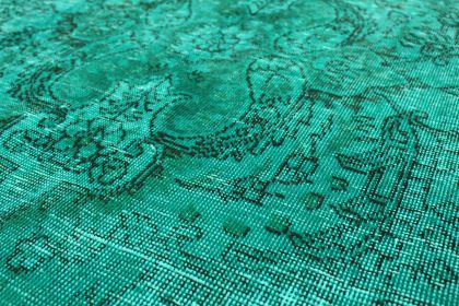 Carpetido Design Vintage-Teppich Türkis Grün in 290x190 (6 / 7)