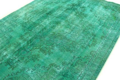 Carpetido Design Vintage-Teppich Türkis Grün in 260x210 (4 / 9)