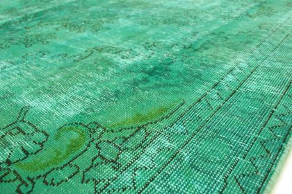 Carpetido Design Vintage-Teppich Türkis Grün in 260x210 (6 / 9)