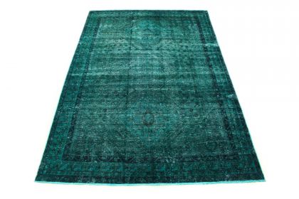 Carpetido Design Vintage-Teppich Türkis Grün in 300x200 (1 / 9)