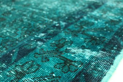 Carpetido Design Vintage-Teppich Türkis Grün in 300x200 (8 / 9)