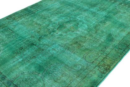 Carpetido Design Vintage-Teppich Türkis Grün in 270x180 (4 / 10)