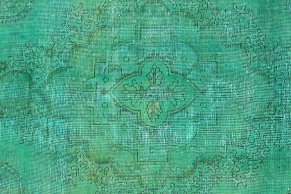 Carpetido Design Vintage-Teppich Türkis Grün in 270x180 (7 / 10)