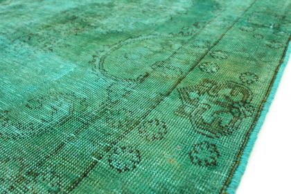 Carpetido Design Vintage-Teppich Türkis Grün in 270x180 (8 / 10)