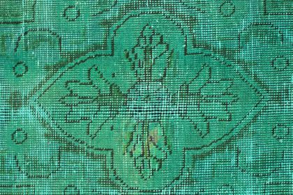 Carpetido Design Vintage-Teppich Türkis Grün in 270x180 (9 / 10)