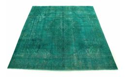 Carpetido Design Vintage Rug Turquoise Green in 290x280