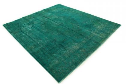 Carpetido Design Vintage-Teppich Türkis Grün in 290x280 (2 / 11)