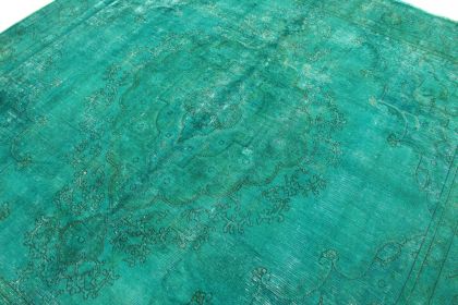 Carpetido Design Vintage-Teppich Türkis Grün in 290x280 (4 / 11)