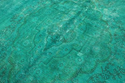 Carpetido Design Vintage-Teppich Türkis Grün in 290x280 (8 / 11)