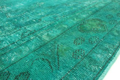 Carpetido Design Vintage-Teppich Türkis Grün in 290x280 (9 / 11)