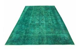 Carpetido Design Vintage Rug Turquoise Green in 510x330