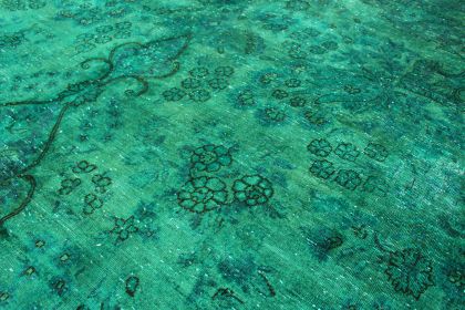 Carpetido Design Vintage-Teppich Türkis Grün in 510x330 (9 / 12)