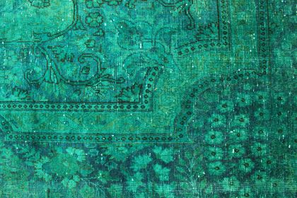 Carpetido Design Vintage-Teppich Türkis Grün in 510x330 (11 / 12)