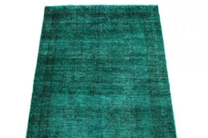 Carpetido Design Vintage Rug Turquoise Green in 190x110 (5 / 7)