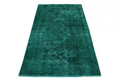 Carpetido Design Vintage-Teppich Türkis Grün in 200x120