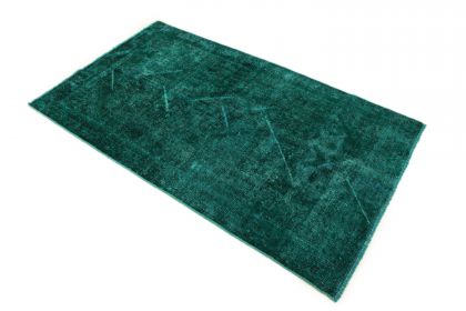 Carpetido Design Vintage Rug Turquoise Green in 200x120 (2 / 8)