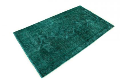 Carpetido Design Vintage Rug Turquoise Green in 200x120 (3 / 8)