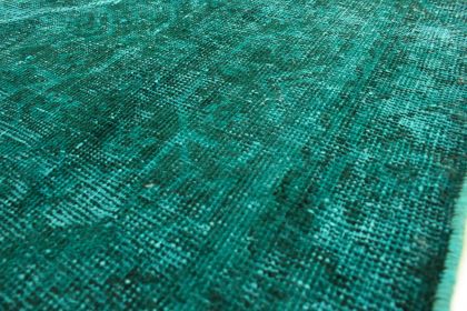 Carpetido Design Vintage Rug Turquoise Green in 200x120 (6 / 8)