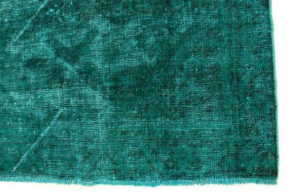 Carpetido Design Vintage Rug Turquoise Green in 200x120 (8 / 8)