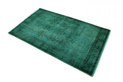 Carpetido Design Vintage-Teppich Türkis Grün in 200x120 (2 / 8)
