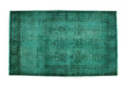 Carpetido Design Vintage-Teppich Türkis Grün in 200x120 (5 / 8)