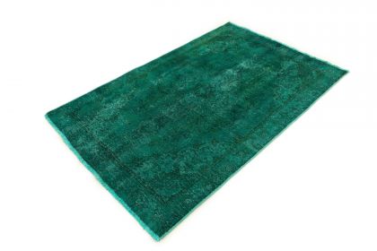 Carpetido Design Vintage-Teppich Türkis Grün in 180x120 (3 / 6)