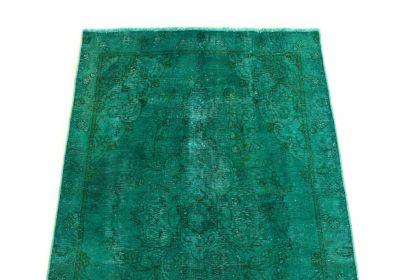 Carpetido Design Vintage-Teppich Türkis Grün in 180x120 (4 / 6)