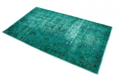 Carpetido Design Vintage-Teppich Türkis Grün in 200x130 (2 / 6)