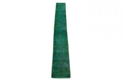 Carpetido Design Vintage Rug Turquoise Green in 330x40