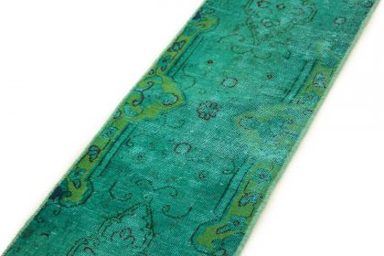 Carpetido Design Vintage-Teppich Türkis Grün in 330x40 (4 / 7)