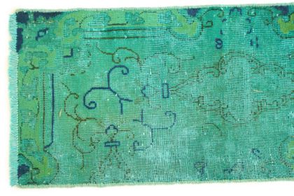 Carpetido Design Vintage-Teppich Türkis Grün in 330x40 (5 / 7)