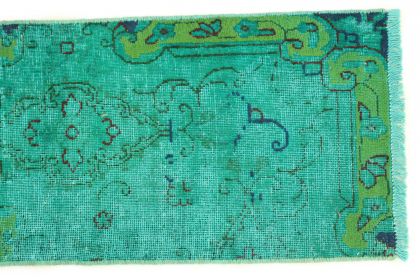 Carpetido Design Vintage-Teppich Türkis Grün in 330x40 (6 / 7)